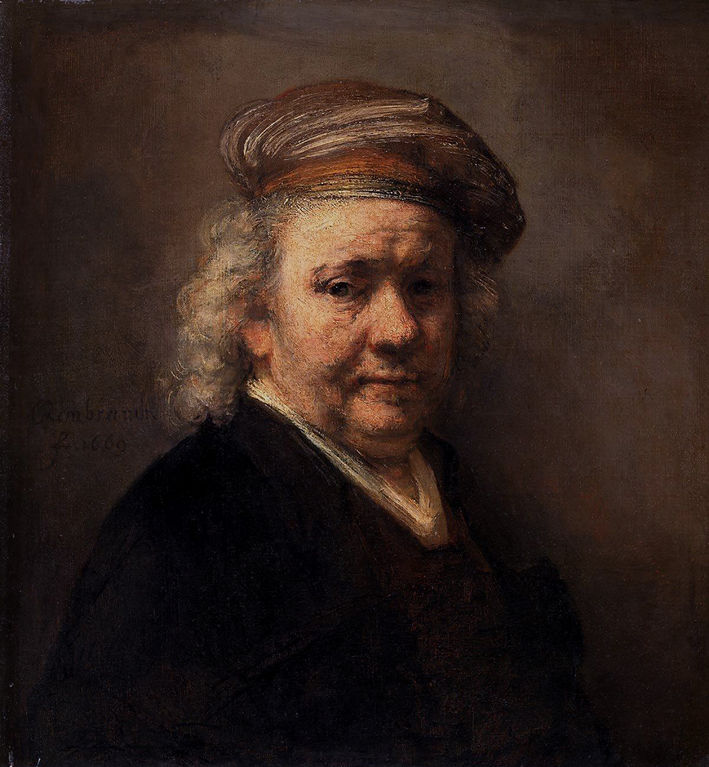  伦勃朗·梵·莱茵 Rembrandt van Rijn——  自画像10
